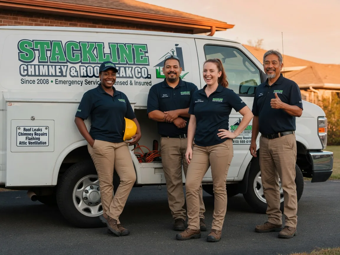 Chimney flashing repair company in Oak Grove, AR